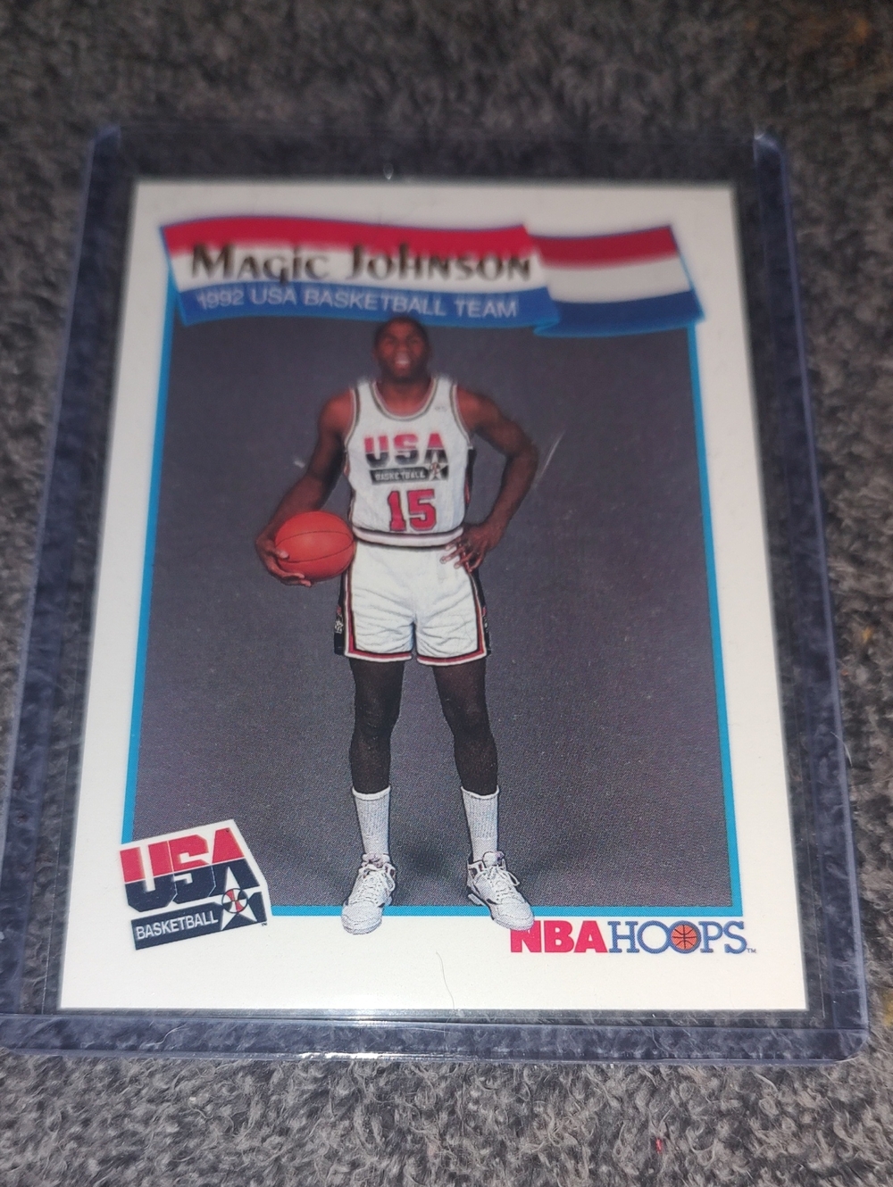 Magic Johnson USA Card